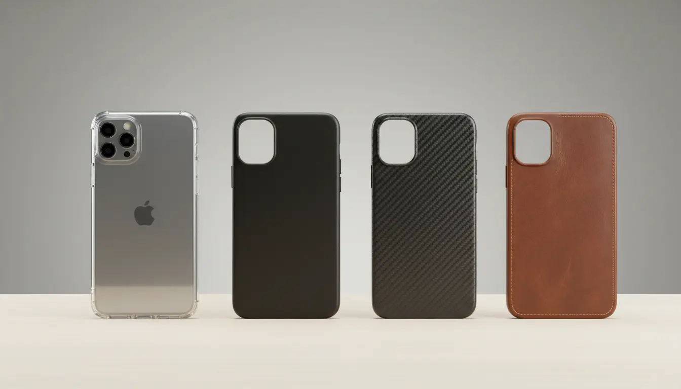 Phone Case Materials Guide: TPU vs PC vs Aramid Fiber vs Leather (Pros, Cons & Protection Tips)