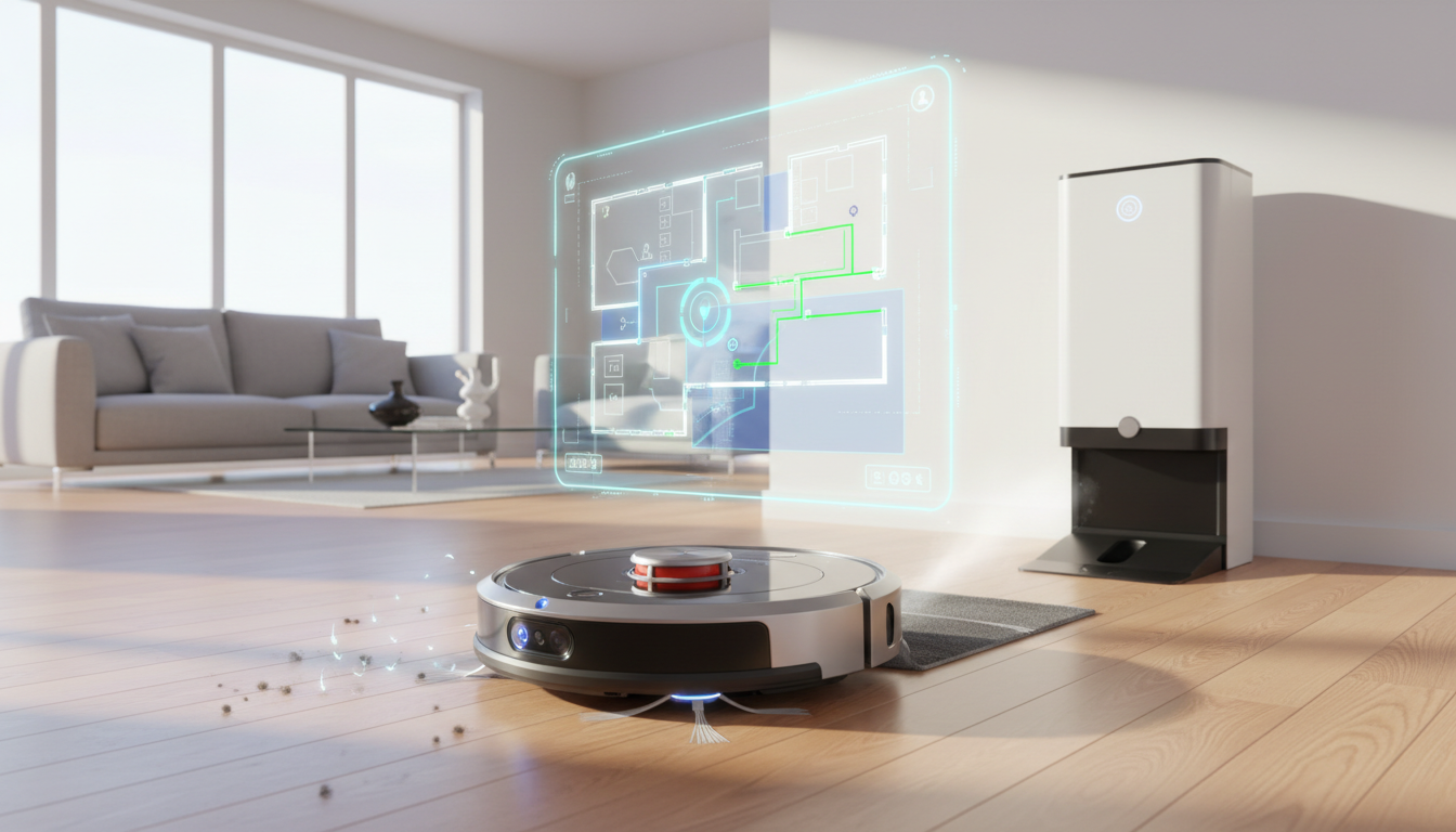 Home Cleaning Robots 2.0: AI-Powered Mapping, Self-Emptying Technology & Smart Home Integration for Autonomous Floor Cleaning”