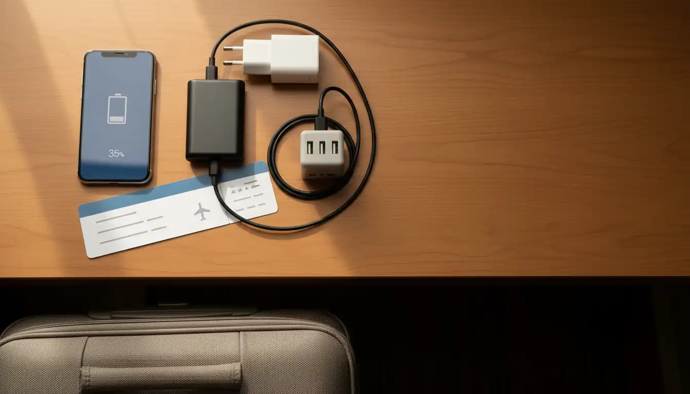 Travel Phone Charging Solutions: Power Banks, Universal Adapters & Tips for Planes, Trains, and Hotels