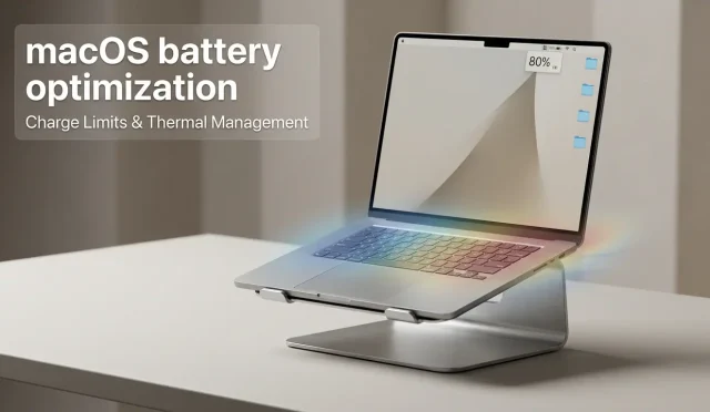 macOS battery health protection
