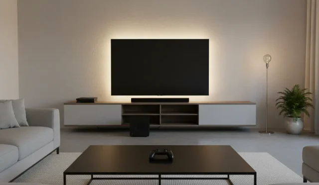 console-compatible soundbar and speakers
