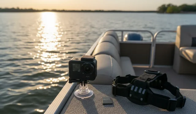 Action cameras for boating