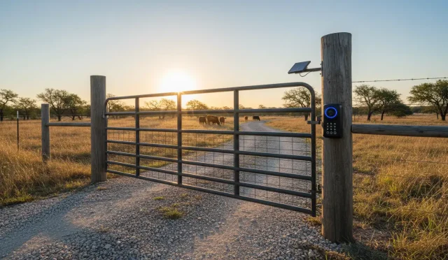 Smart locks for Texas farm gates