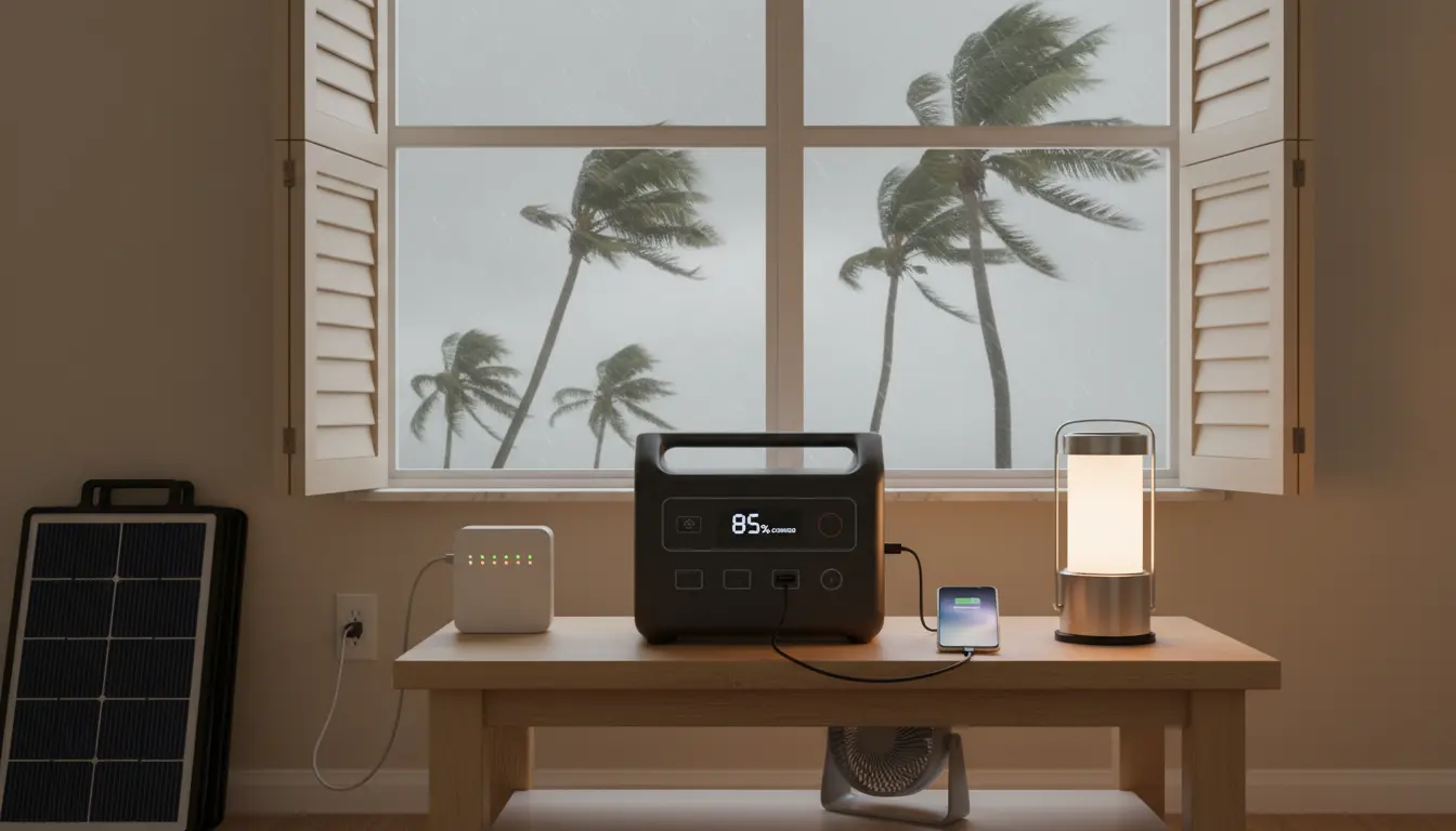 Portable Power Stations for Florida Hurricane Season: Emergency Power Backup, Solar Charging, and Power Outage Essentials