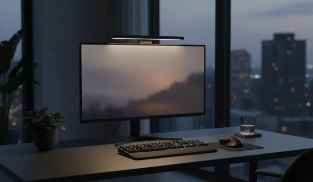 best monitor light bars in New York to reduce eye strain