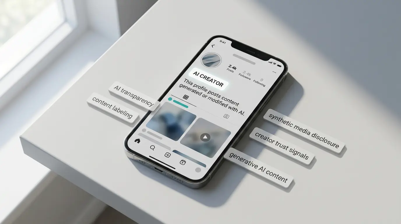 Optional AI Creator Labels and Transparency