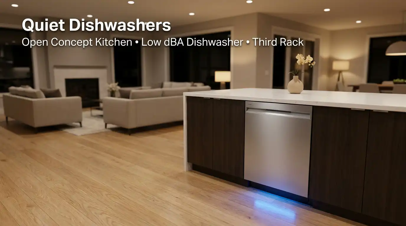 Quiet Dishwashers for Open-Concept Homes