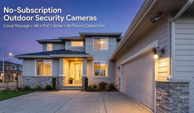 outdoor security cameras without monthly subscriptions