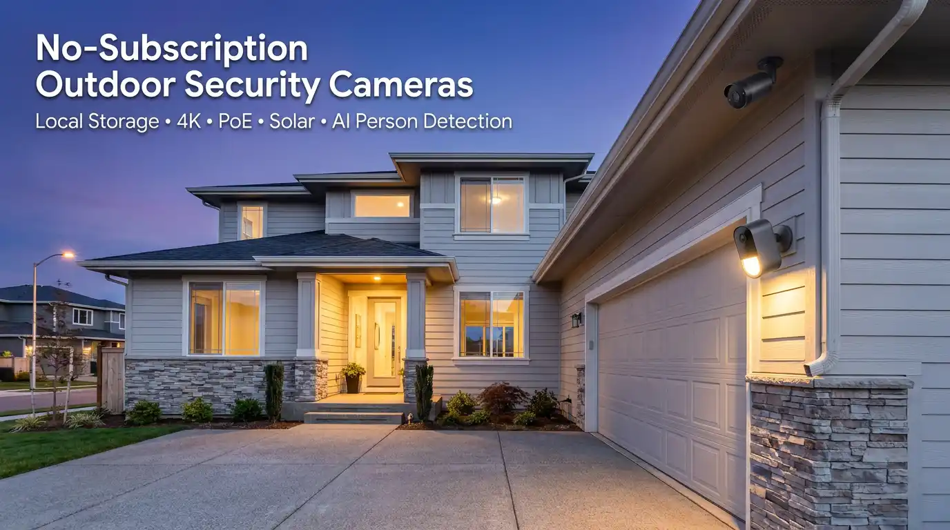 7 Best Outdoor Security Cameras Without Monthly Subscriptions (2026)