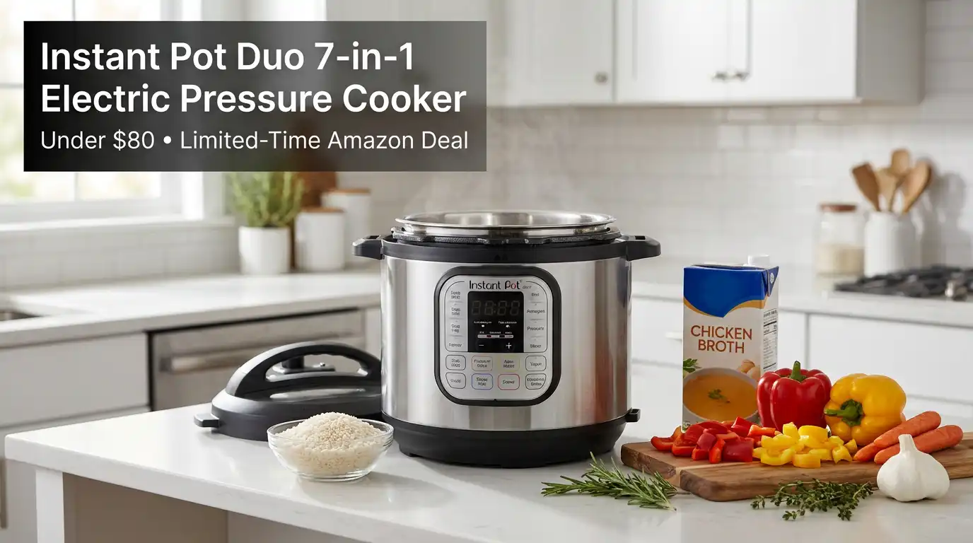 Instant Pot Duo 7-in-1 Under $80: Limited-Time Amazon Deal