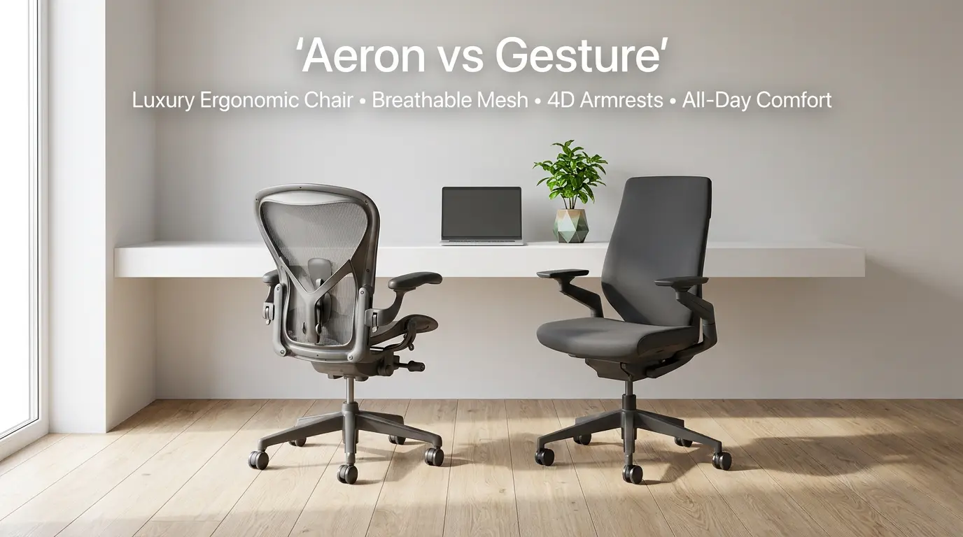 Aeron vs Gesture: Luxury Ergonomics