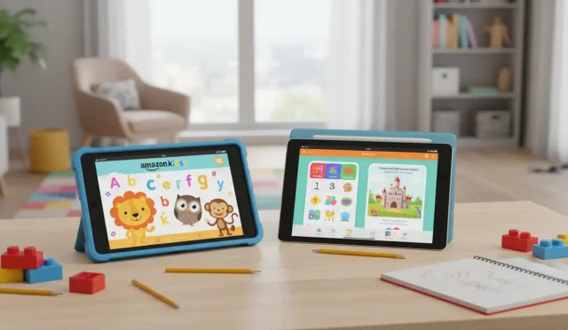 Amazon Fire Kids vs. Apple iPad 10th Gen for Younger Children
