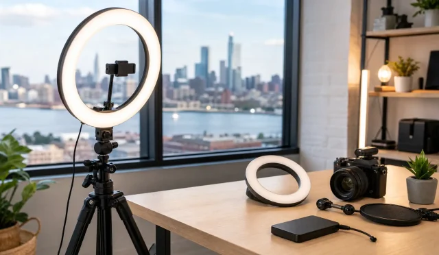 Best ring lights for New Jersey vloggers