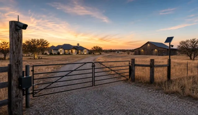 Best home security systems for rural Texas properties