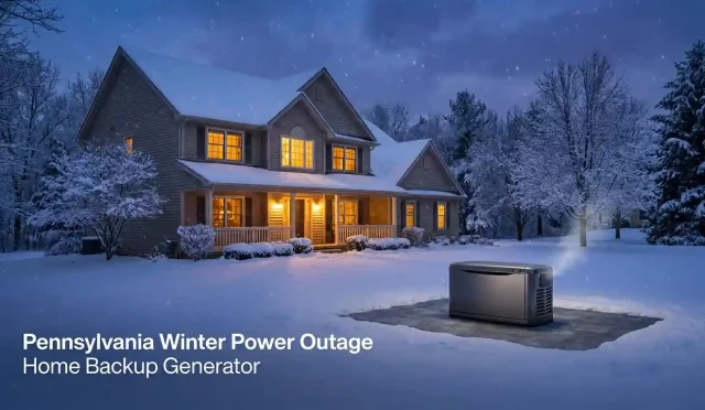 Best backup generators for Pennsylvania winter power outages