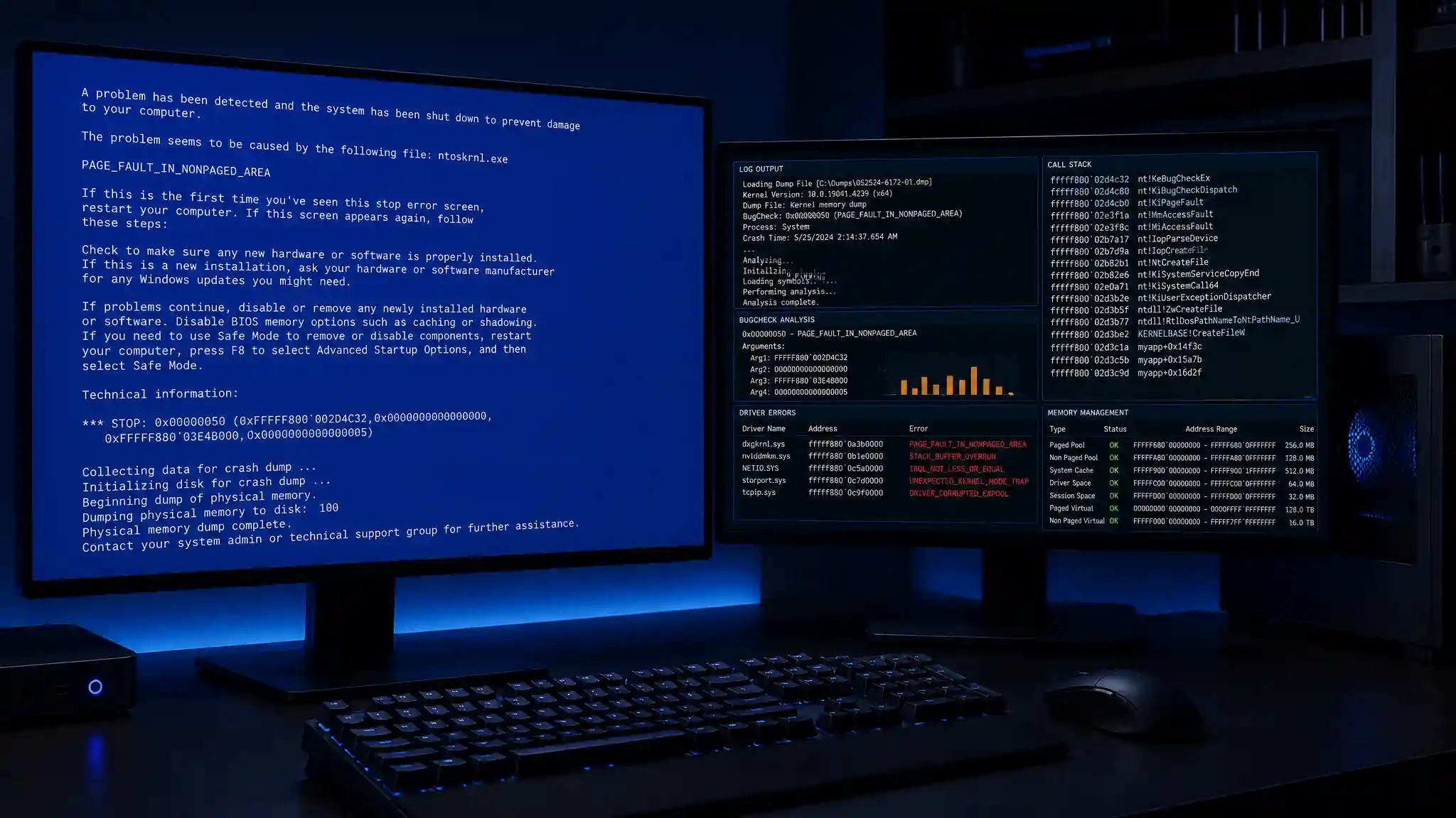 Windows BSOD Troubleshooting with Minidump Analysis