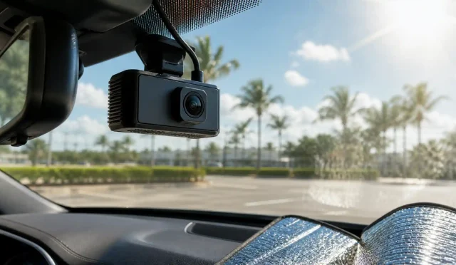 heat-resistant dash camera for hot climates