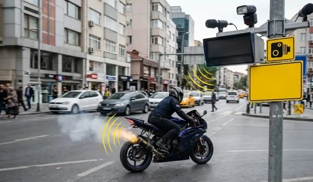 loud exhaust noise cameras