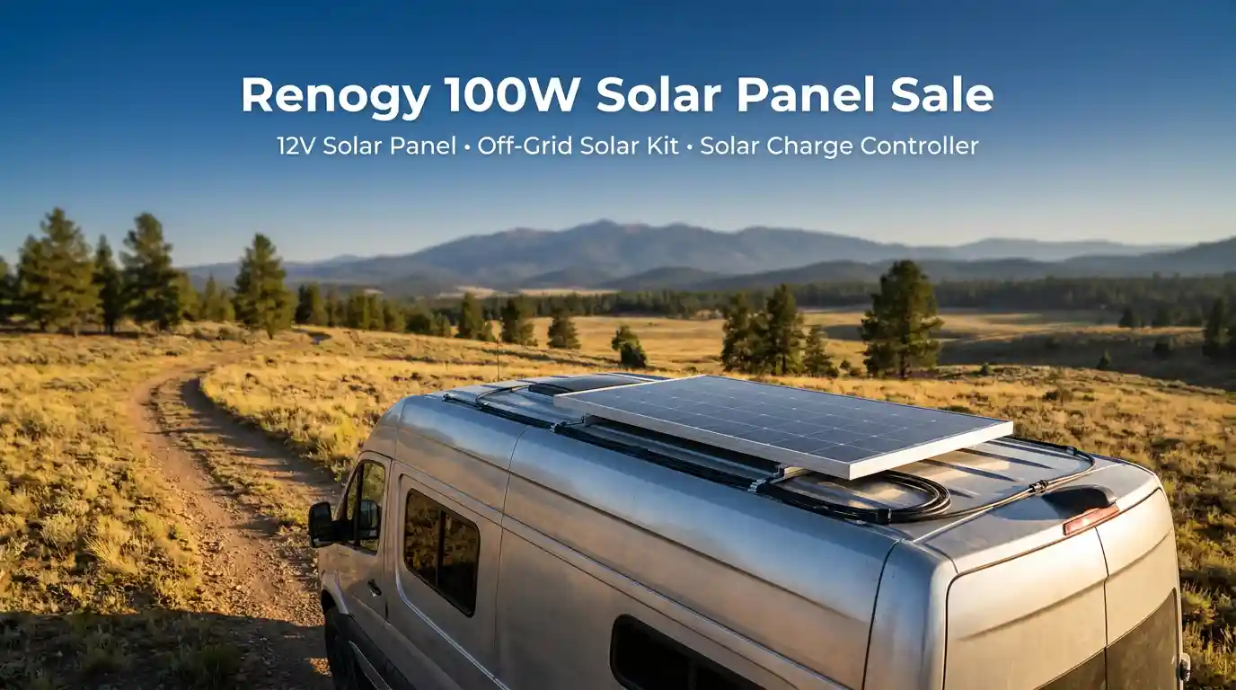Renogy 100W Solar Panel Sale: Smart Off-Grid Power