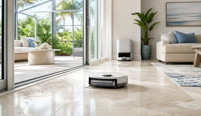 best robot vacuums for sand and pet hair in Florida homes