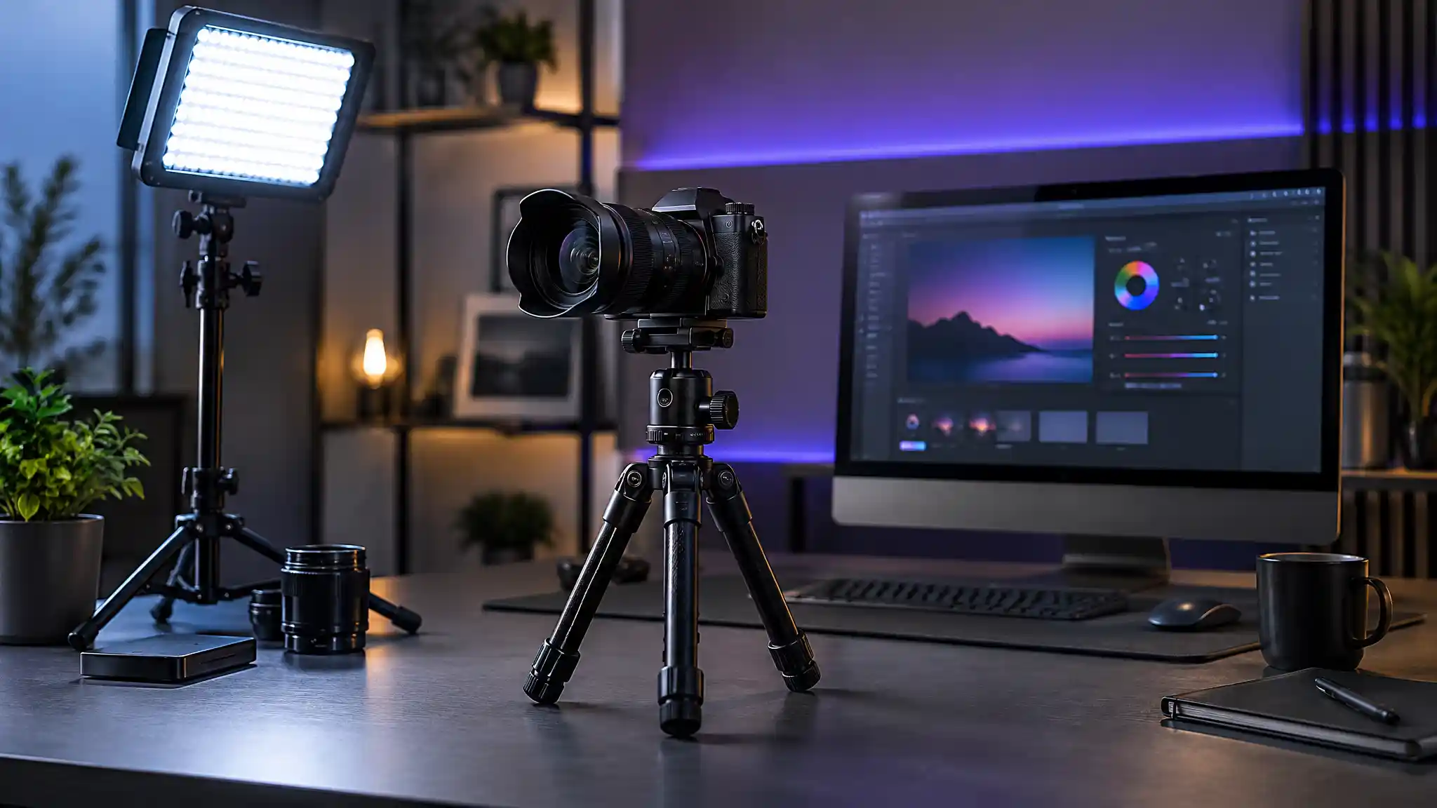 Smart LED Studio Lights for Content Creators