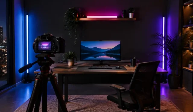 Budget Background RGB Tube Lights for Studio Ambiance