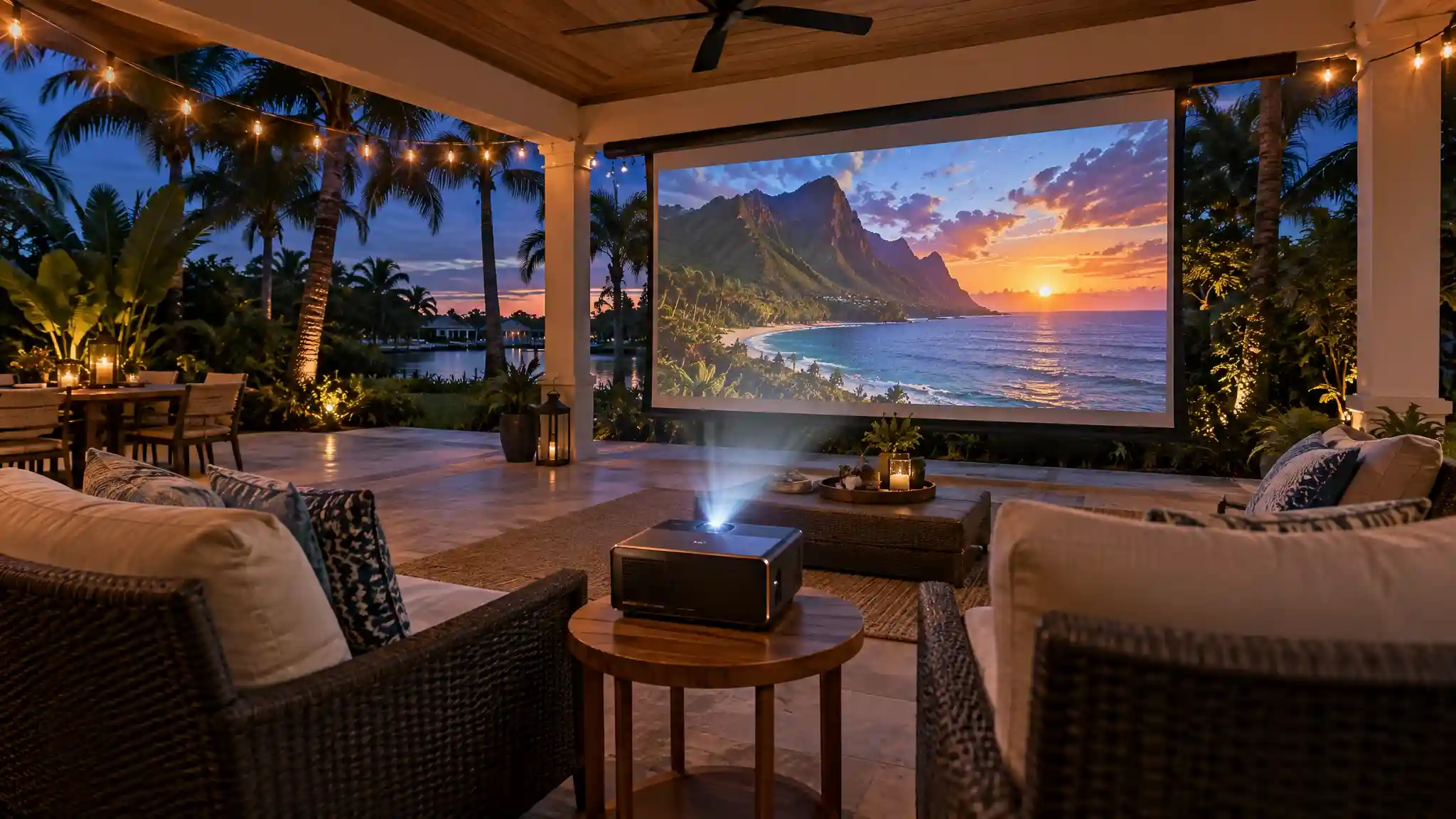 Best Outdoor Projectors for Florida Terrace Movie Nights