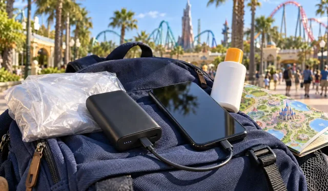 best portable chargers for Florida theme park visitors