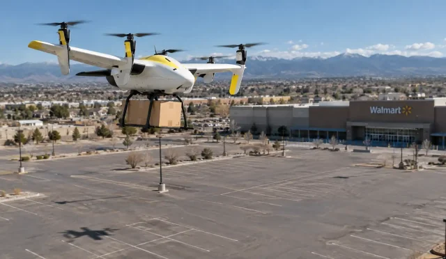 Wing and Walmart drone delivery